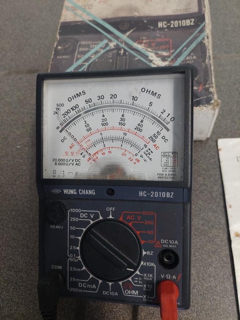 Multimeter Analoog, Elektronische apparatuur, Ophalen, Gebruikt