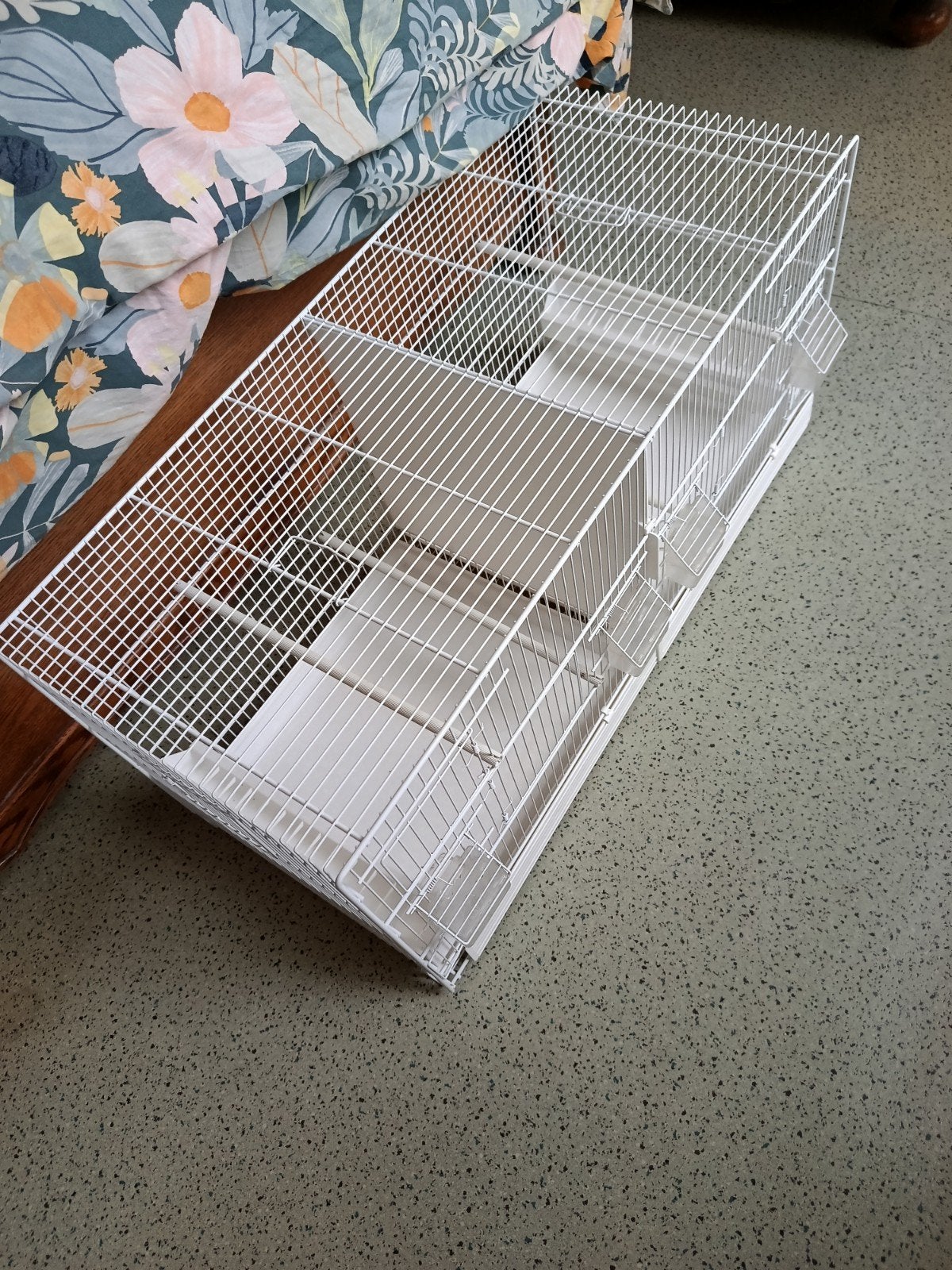 Cage avec séparation domus molinari 90cm blanc lactée Neuf., Enlèvement ou Envoi, Cage