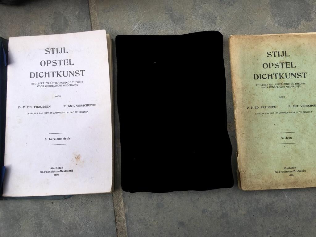 Stijl - Opstel - Dichtkunst - Fraussen en Verschuere, Ophalen of Verzenden
