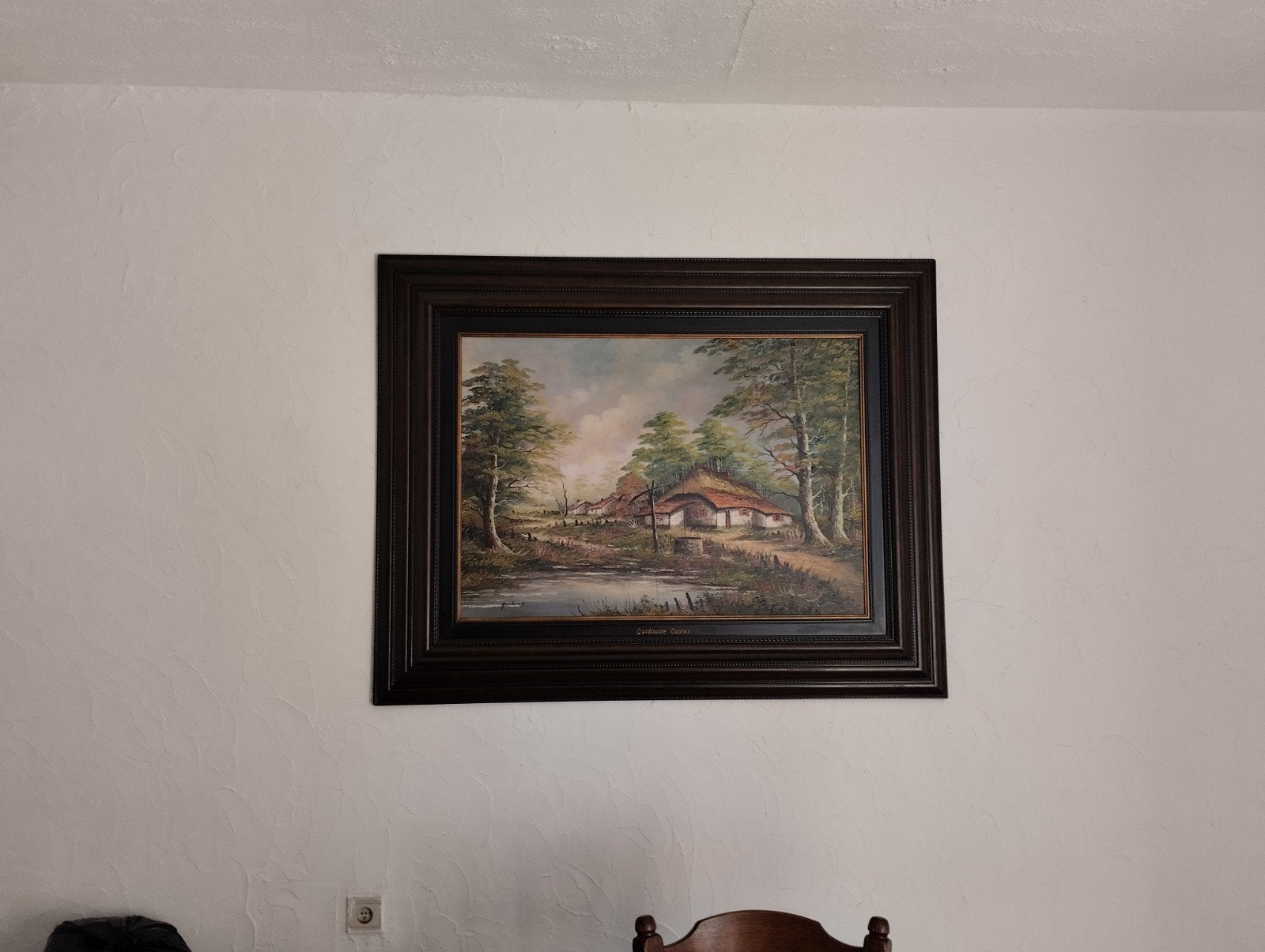 Zeer mooi schilderij van Gaston Quidousse 140x110, Enlèvement