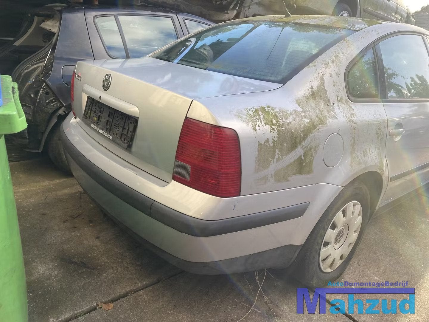 VW PASSAT 3B2 grijs LB7Z achterbumper bumper sedan 1996-2001, Gebruikt, Volkswagen, Volkswagen AG, Vw@volkswagen.de