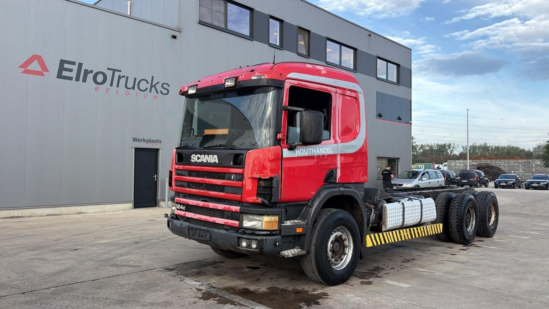 Scania 124 - 420 (MANUAL GEARBOX / BIG AXLE / GRAND PONT / L, Auto's, Achterwielaandrijving, Elektrische ramen, Bedrijf, 420 pk