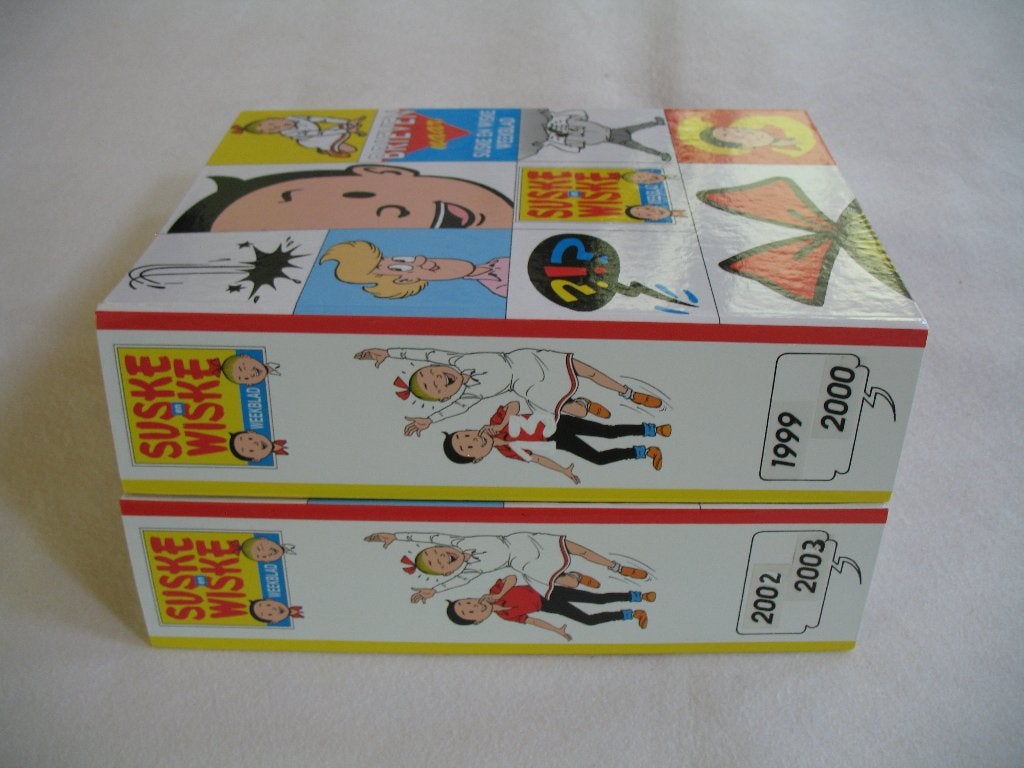 Suske en Wiske, map met de weekbladen, Boeken, Ophalen of Verzenden, Zo goed als nieuw