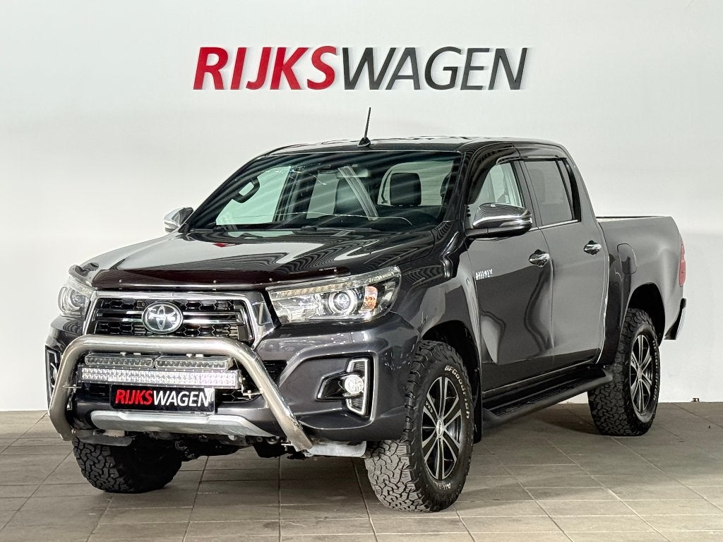 Toyota HiLux, 2.4 D-4D-F Double Cab Executive ex BPM Export, Autos, Cuir, Argent ou Gris, Achat, Entreprise