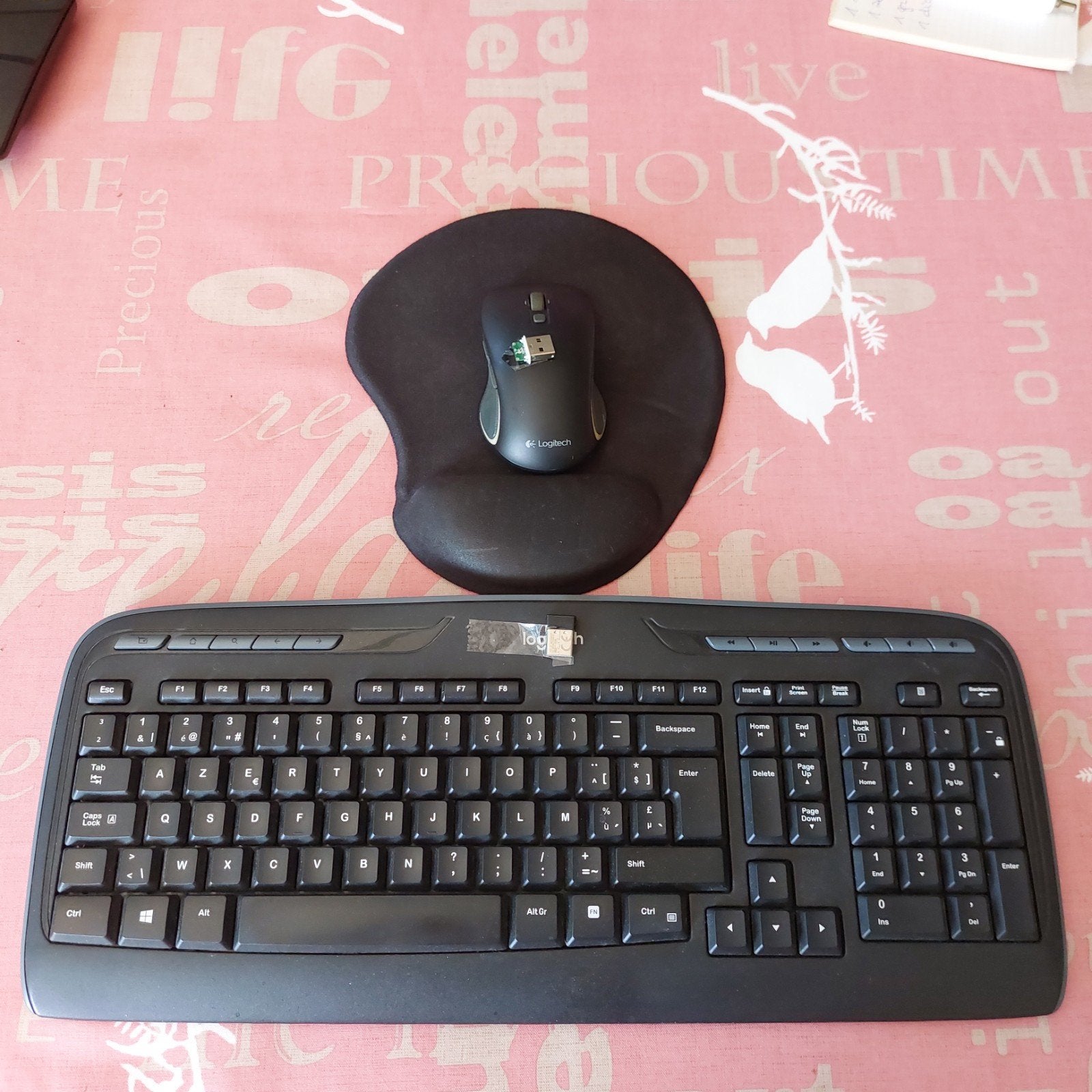 toetsenbord met muis draadloos, Computers en Software, Toetsenborden, Gebruikt, Logitech G, Azerty, Ophalen of Verzenden