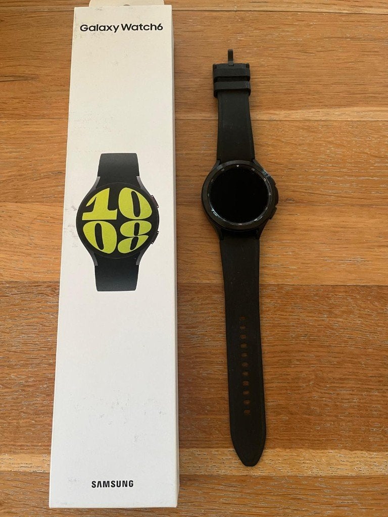 SMARTWATCH SAMSUNG GALAXY 6, Ophalen, Zwart, Zo goed als nieuw, Samsung Galaxy watch 6