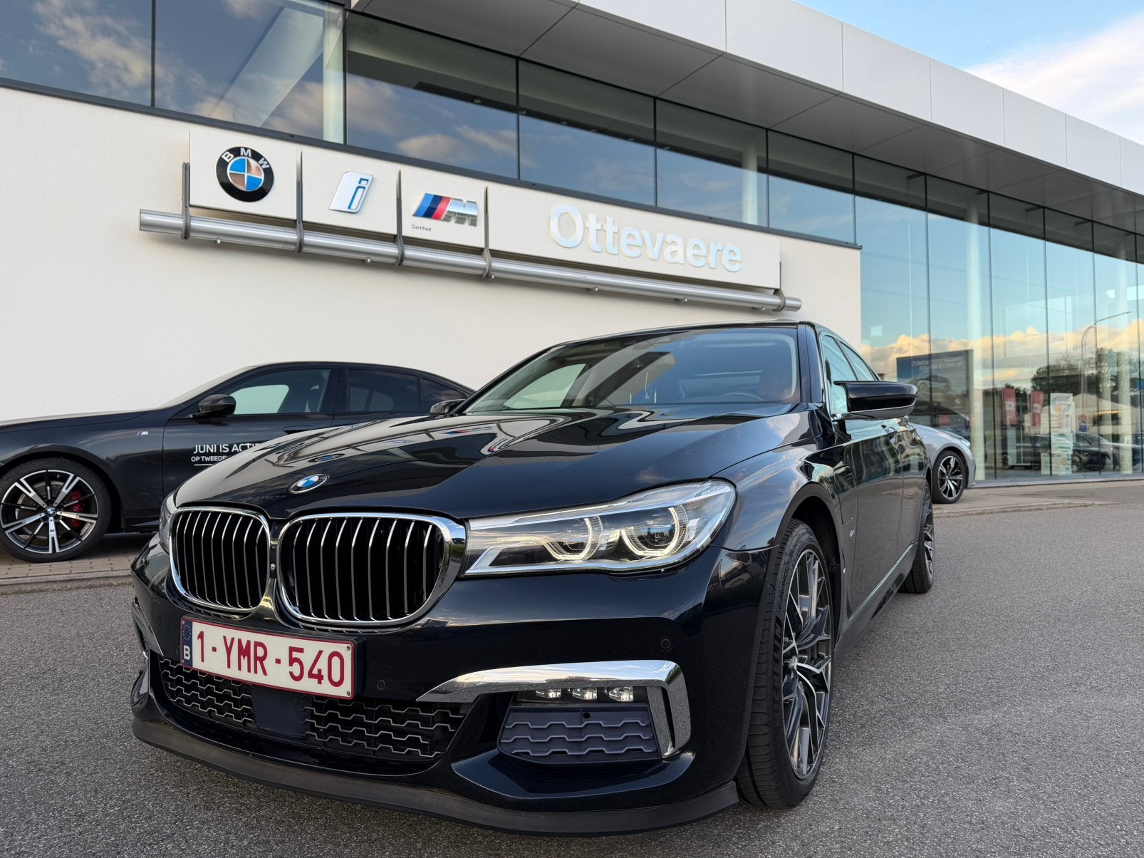 BMW 740e iPerformance L M Plug-nHybrid  Laser Perfecte Staat, Auto's, 7 Reeks, Particulier, Te koop, Benzine