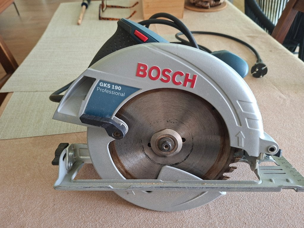 Cirkelzaag Bosch Professional GKS 190, Doe-het-zelf en Bouw, Gereedschap | Zaagmachines, Ophalen, Cirkelzaag, 70 mm of meer, Bosch Professional