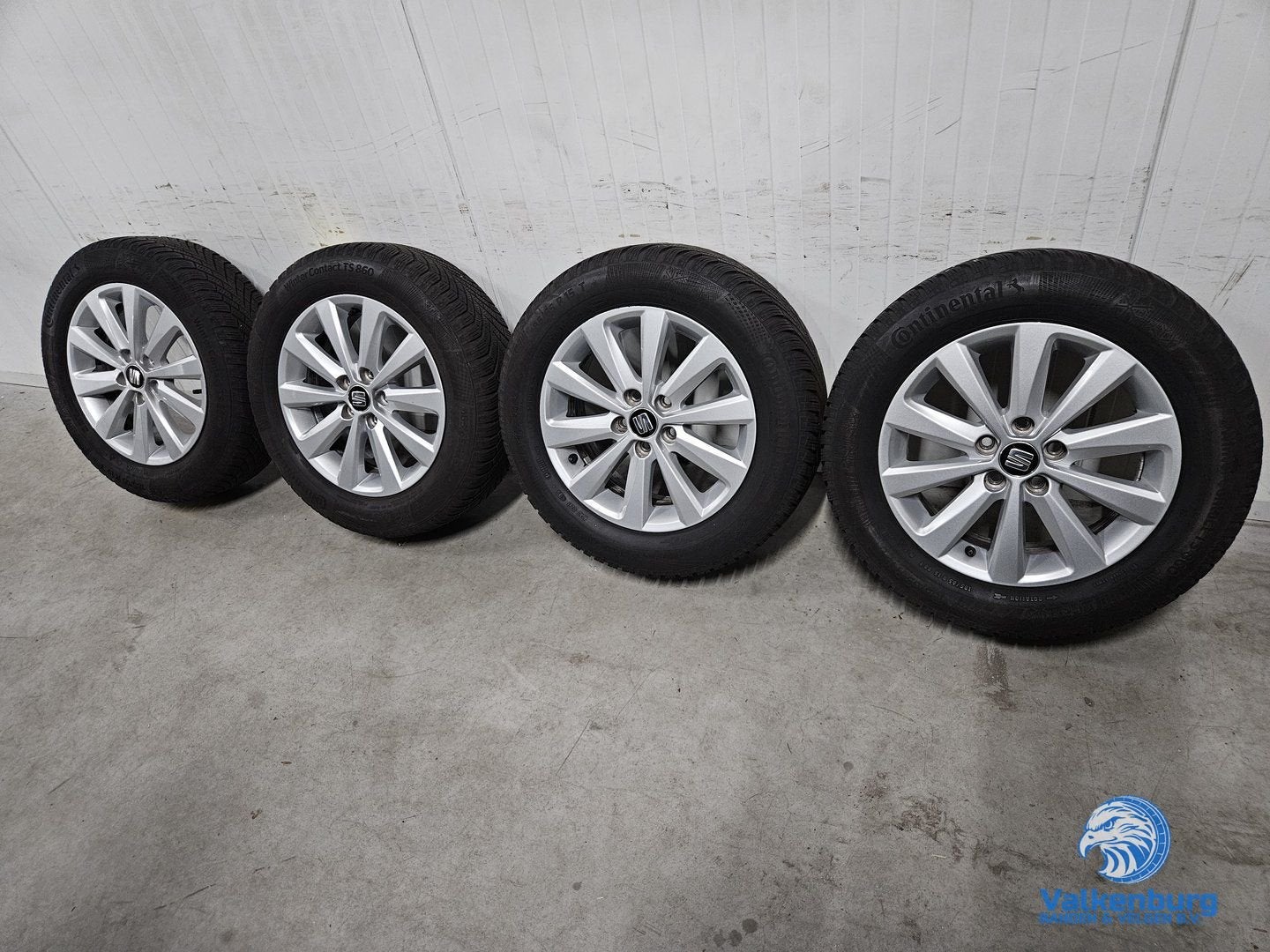 6mm! Originele Seat Ibiza 15 inch velgen 5x100 winterbanden, Auto-onderdelen, Banden en Velgen, Gebruikt, 15 inch, -, -
