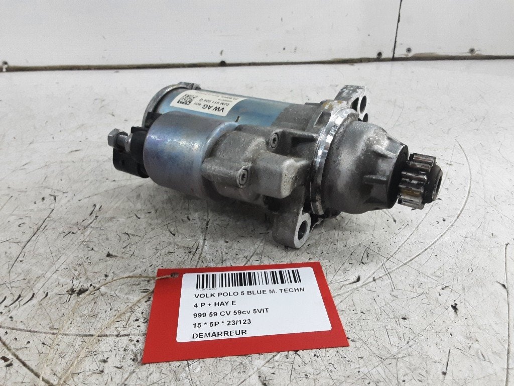 DÉMARREUR Volkswagen Polo V (6R) (02M911024Q), Volkswagen, Volkswagen AG, Utilisé, Kundenbetreuung@volkswagen.de