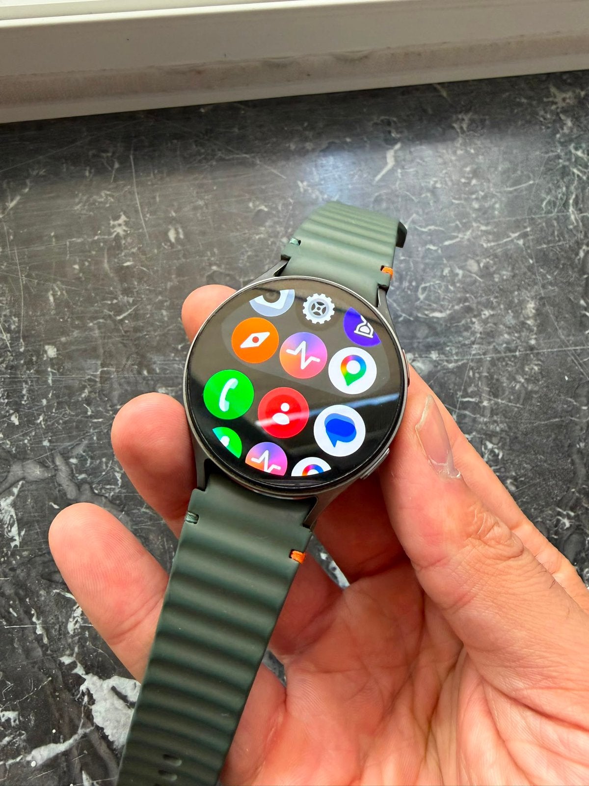 SAMSUNG GALAXY WATCH 7 46MM GREEN, Enlèvement, Comme neuf