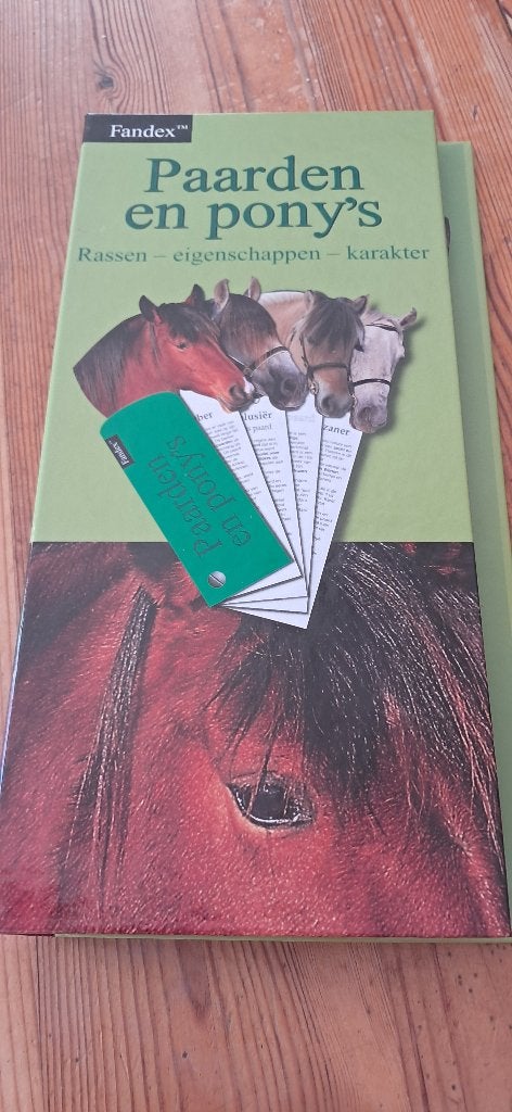Natuur paarden fiches boek, Enlèvement, Comme neuf, Chevaux ou Poneys