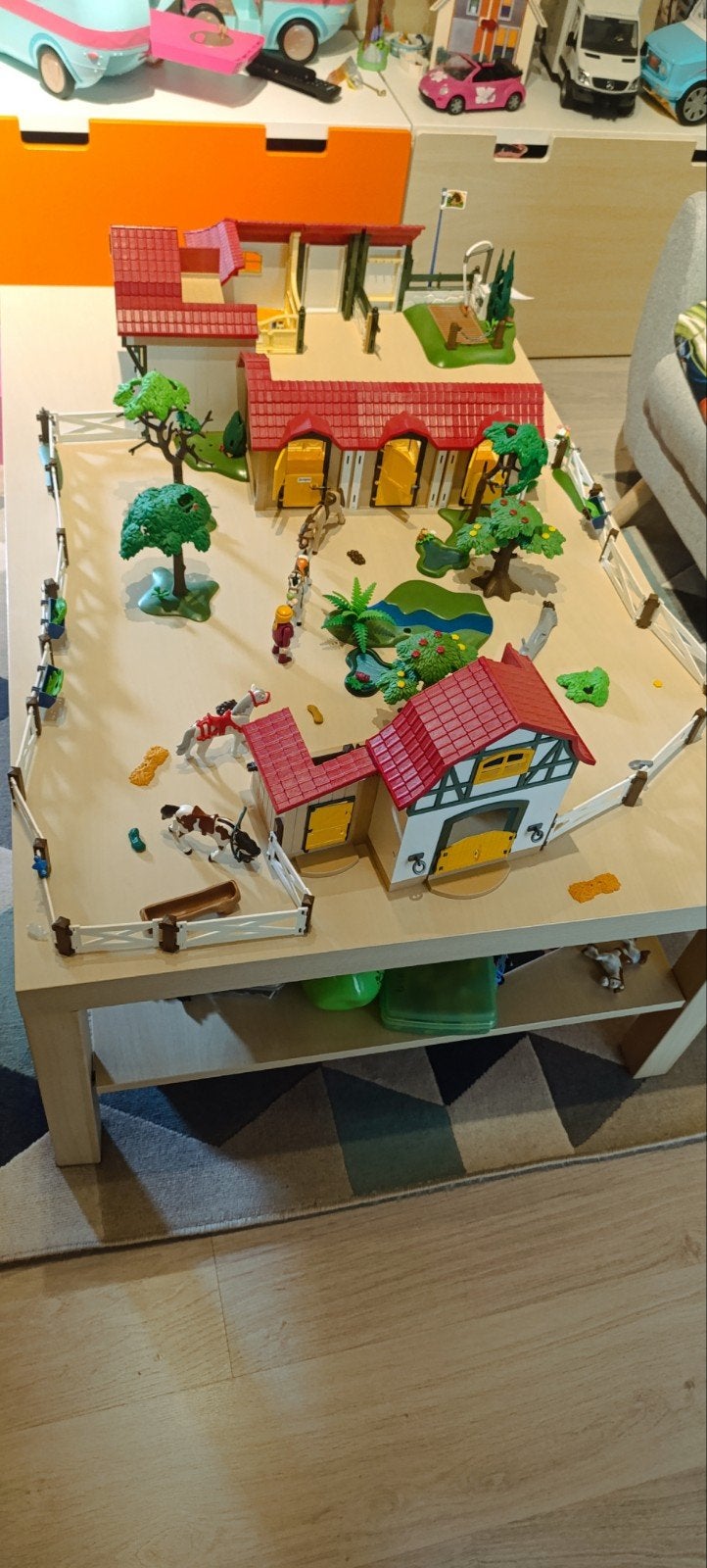 Ranch playmobil complet !!!!, Enlèvement, Comme neuf