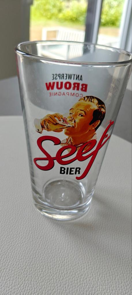 Bierglas seef bier, Verzamelen, Ophalen of Verzenden, Bierglas