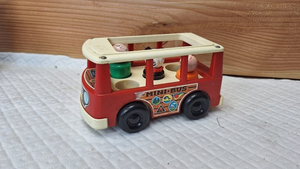 Fisher price original little people - vintage - Bus, Kinderen en Baby's, Speelgoed | Fisher-Price, Ophalen of Verzenden, Gebruikt