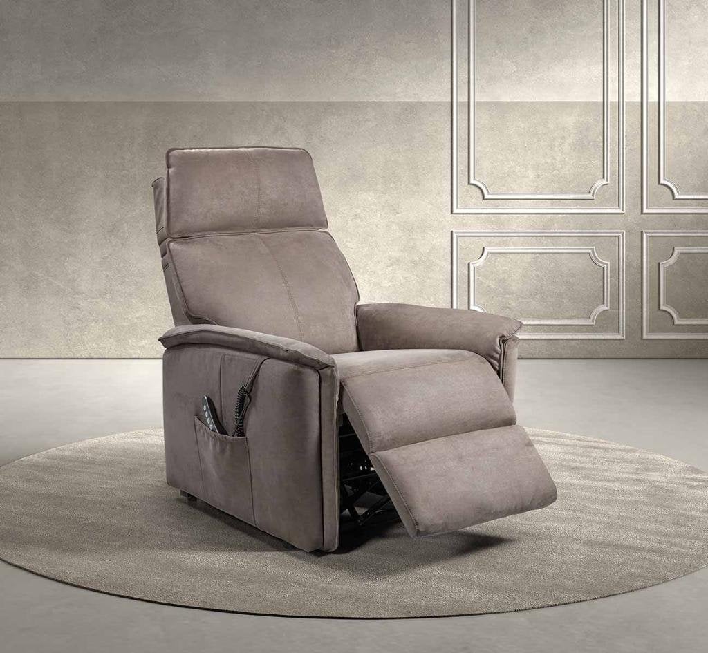 Nieuw stoffen elektrische relax 2 moters + lift 890 euro., Ophalen, Nieuw, Stof