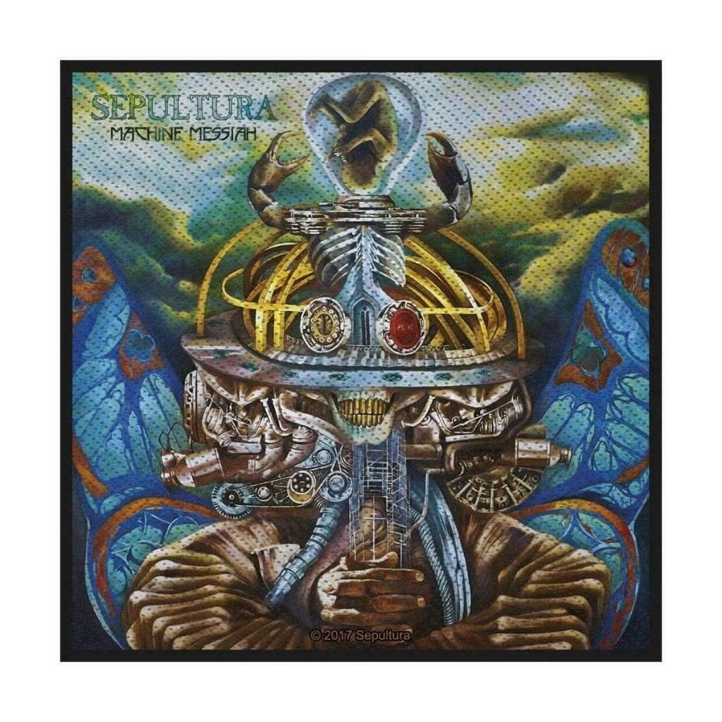 Sepultura Machine Massiah patch officiële merchandise, Ophalen of Verzenden, Nieuw