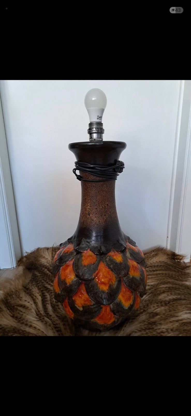 Walter Gerhards vintage vloerlamp, Antiek en Kunst, Ophalen