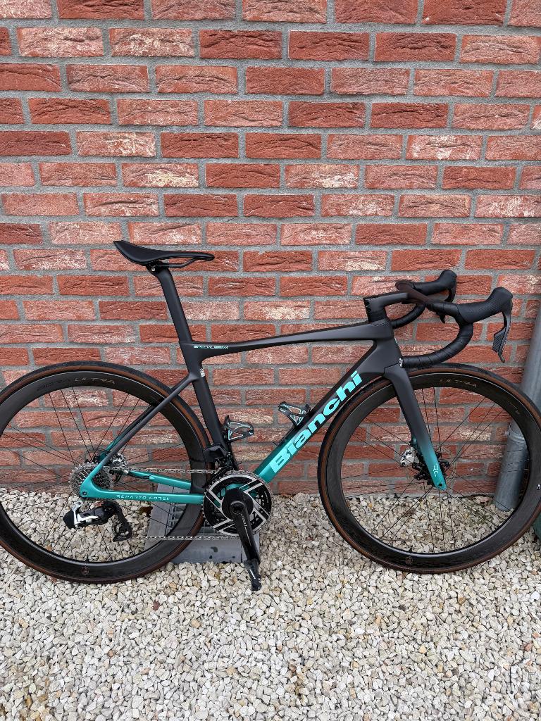 Racefiets/koersfiets Bianchi Specialissima RC SRAM Rood, Carbon, Schijfrem, 53 tot 57 cm, Ophalen