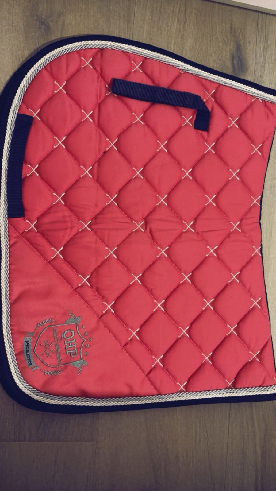 Zadeldekje, Dieren en Toebehoren, Ophalen, Zo goed als nieuw, Roze, Zadeldekje