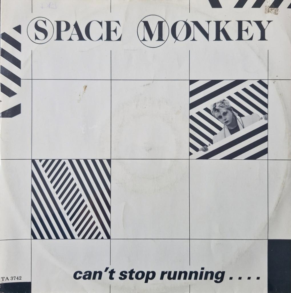 12"Single Space Monkey "Can't stop running...", Gebruikt, Overige genres, Maxi-single, 1980 - 1989