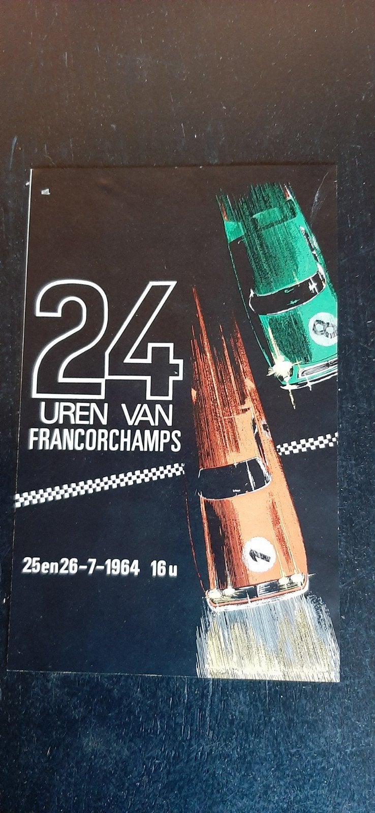 brochure des 24 heures de Francorchamps 1964, Enlèvement ou Envoi