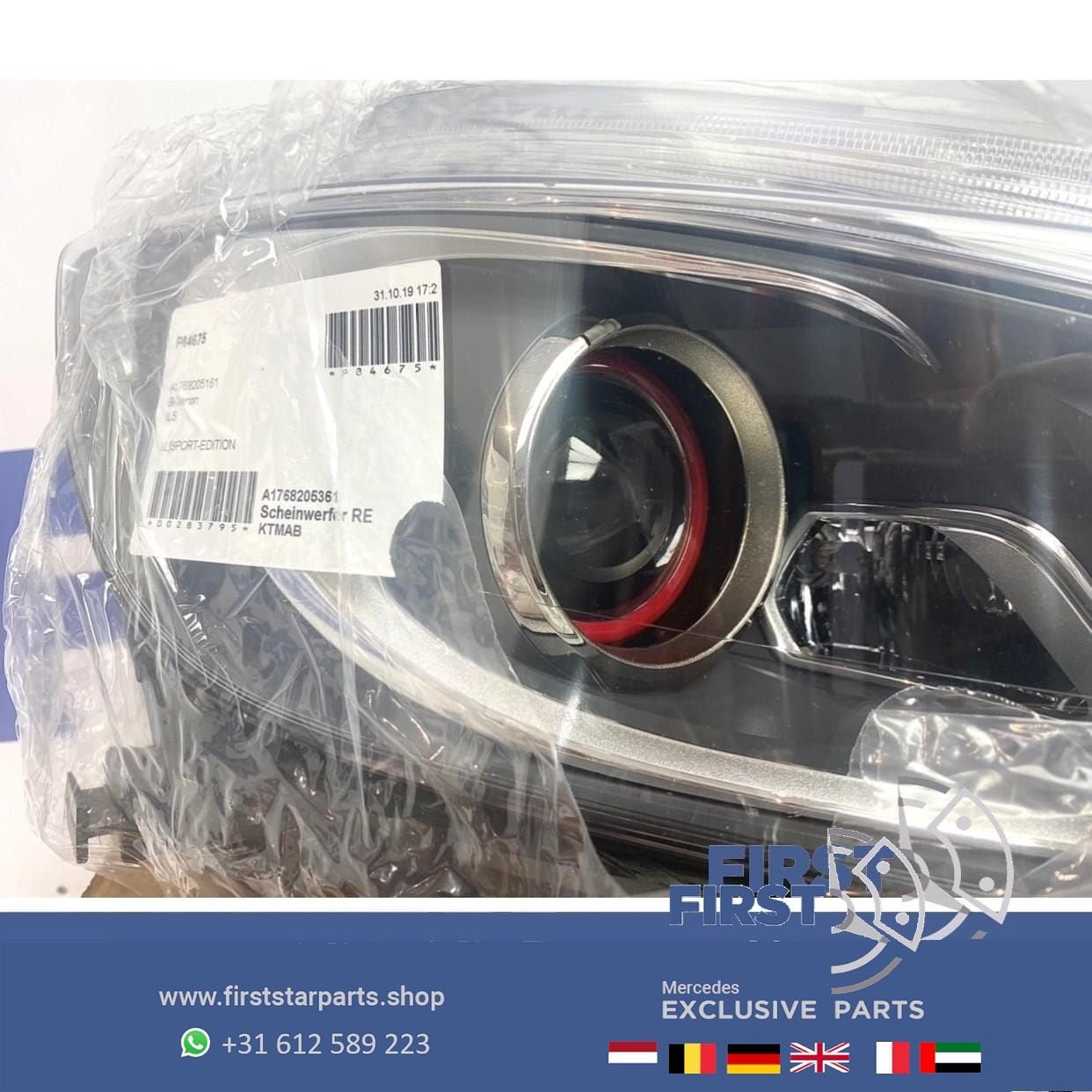 W176 XENON LED ILS KOPLAMPEN SET RODE RING A45 A KLASSE 2012, Utilisé, -, -, Enlèvement ou Envoi