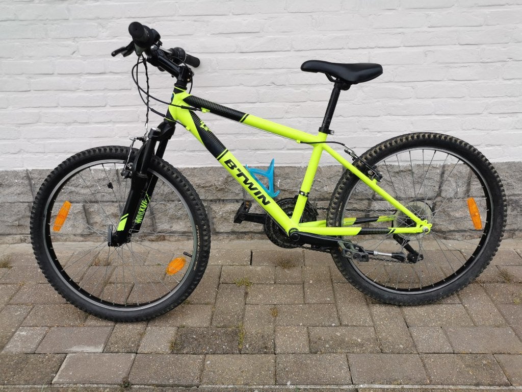 Jongensfiets Mountainbike B-Twin 24 inch, Fietsen en Brommers, Ophalen, Gebruikt