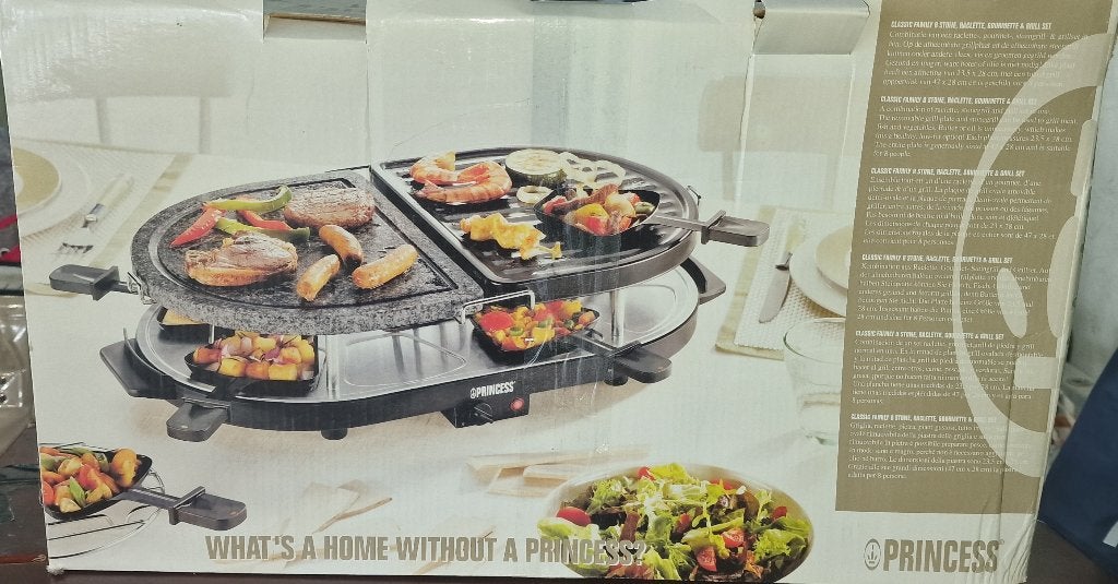 Pierrade en Raclette, Elektronische apparatuur, Ophalen, Gebruikt, 8 personen of meer