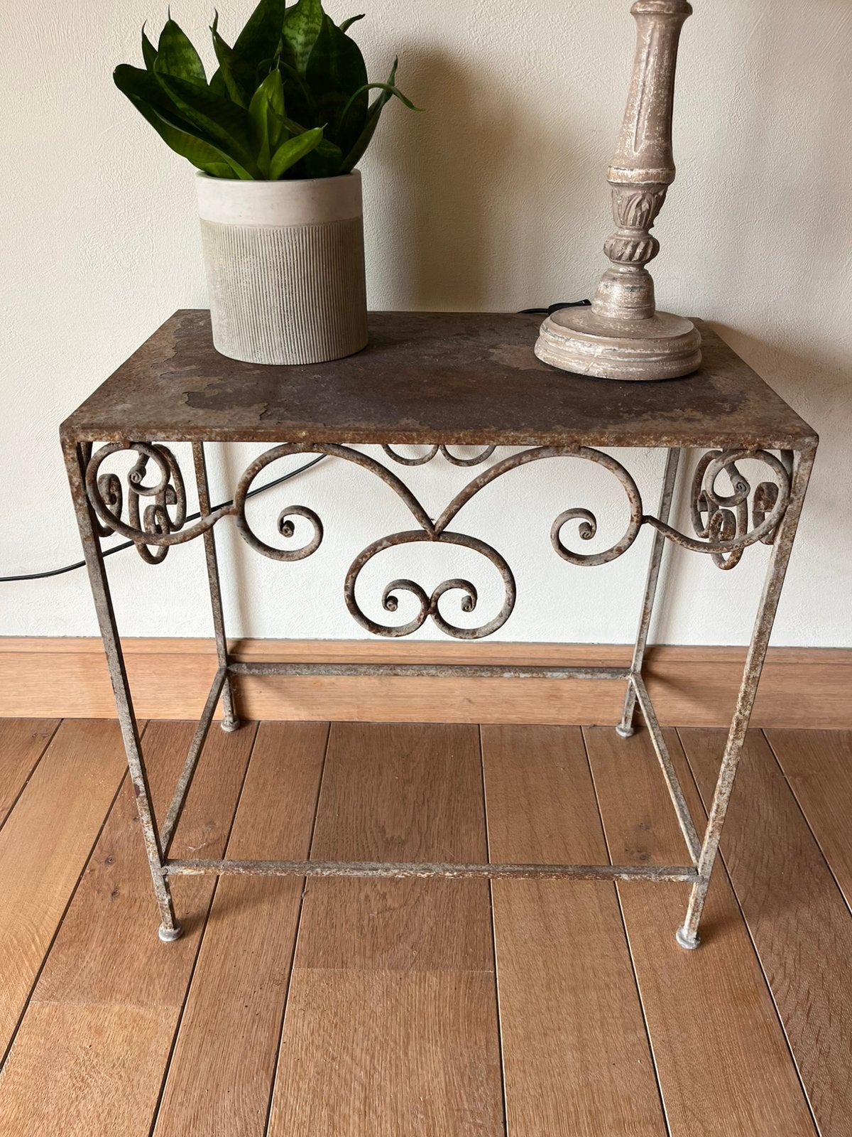 Sidetable, Ophalen, 50 tot 100 cm, Zo goed als nieuw, Metaal