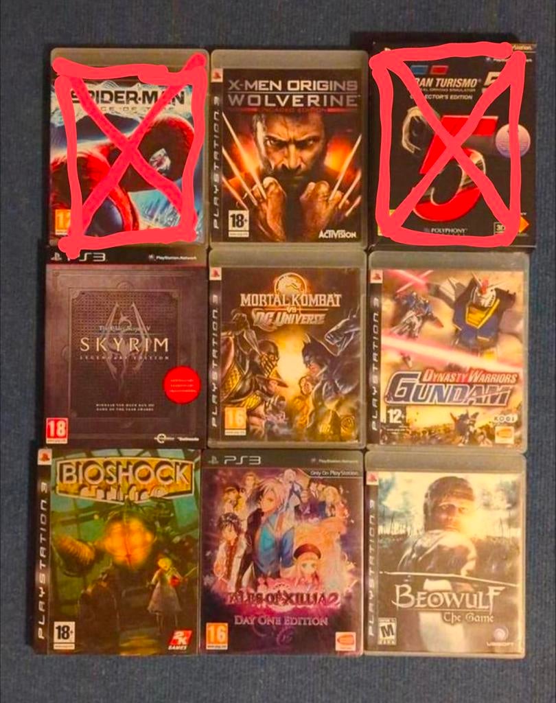 PS3 Game Collectie: Spider-Man, Wolverine, GT5 Collector's.., Games en Spelcomputers, Games | Sony PlayStation 3, Ophalen of Verzenden