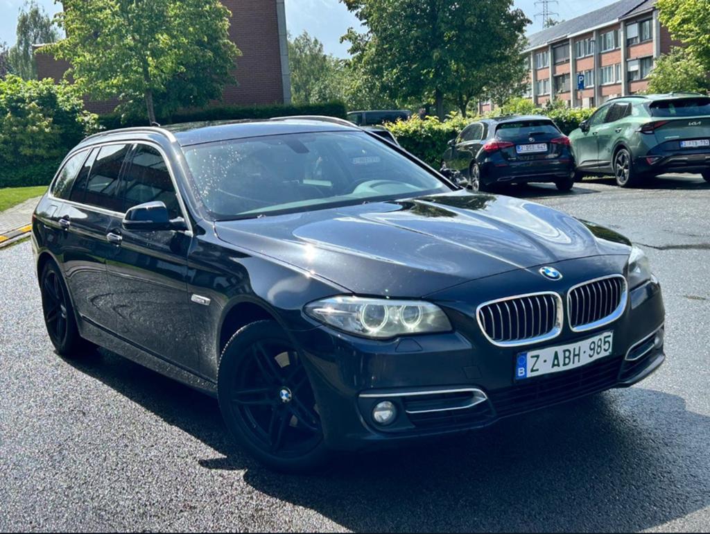 Bmw 520d 2015 facelift automaat, Automaat, 4 cilinders, Zwart, Leder