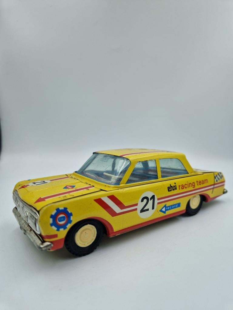 Blikken auto (opel record?) Ehri DDR, Hobby en Vrije tijd, Ophalen of Verzenden, Auto