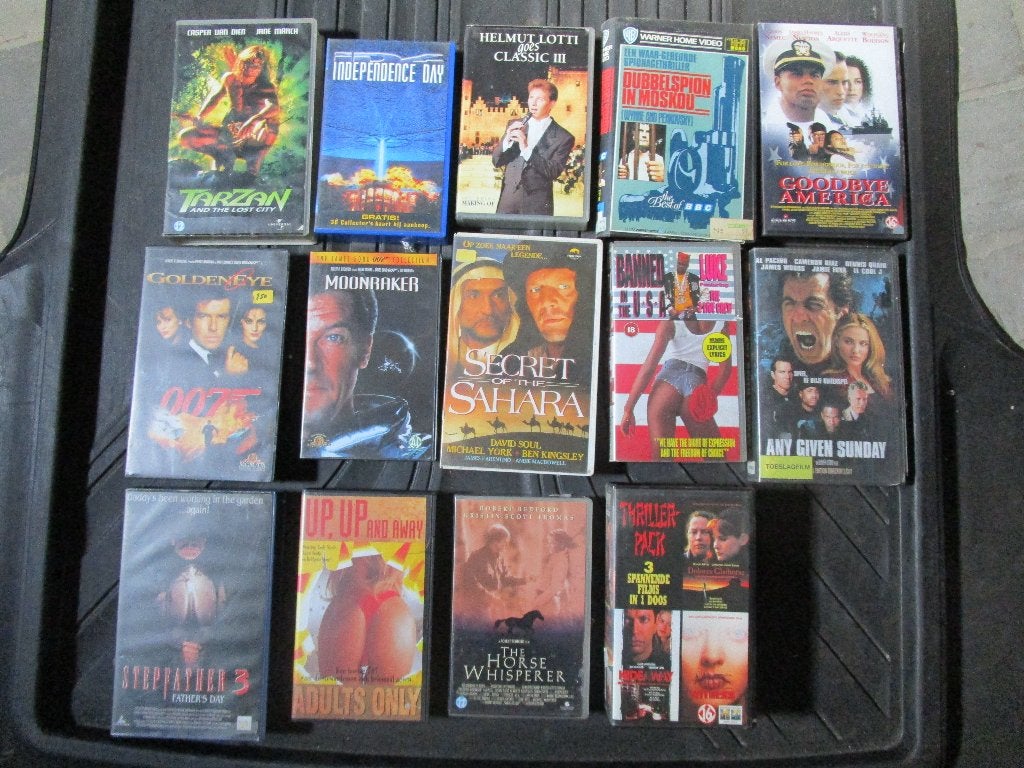 16 VHS video banden, Cd's en Dvd's, VHS | Film, Ophalen of Verzenden, Gebruikt, VHS, Nederlands ondertiteld