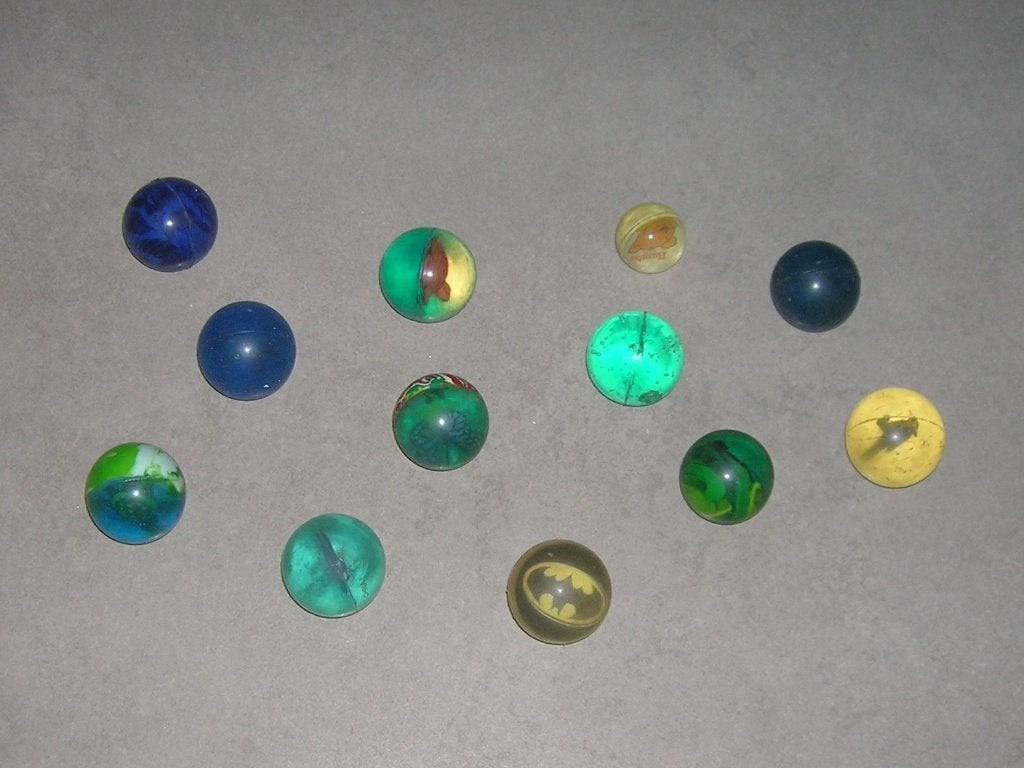 Stuiterballen, Ophalen, Zo goed als nieuw