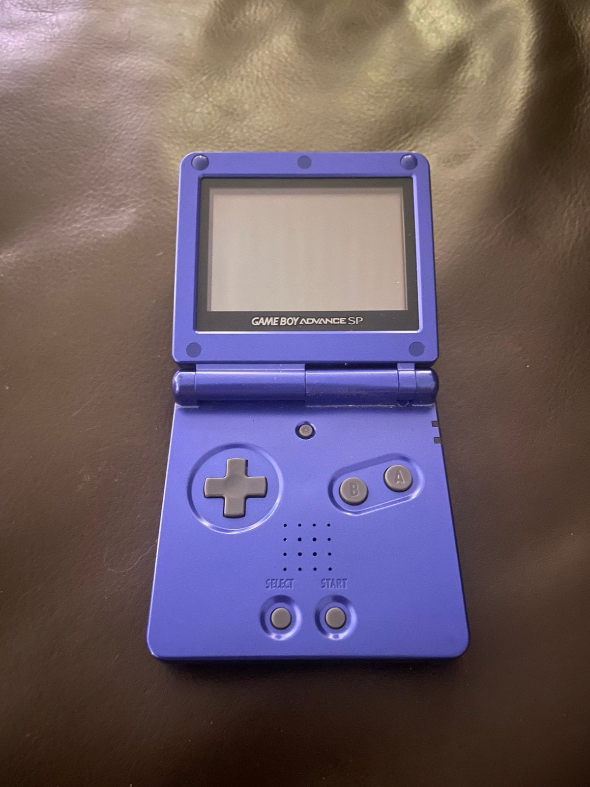 Game boy advance sp blauw, Games en Spelcomputers, Ophalen of Verzenden, Zo goed als nieuw, Game Boy Advance