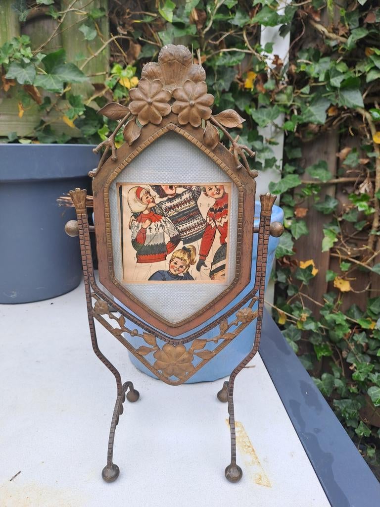 Smeedijzer art deco kader, Antiek en Kunst, Ophalen