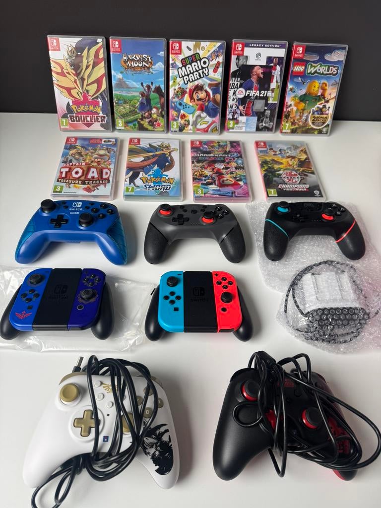 Nintendo Switch Accessoires & Games – Los verkrijgbaar, Enlèvement ou Envoi, Comme neuf