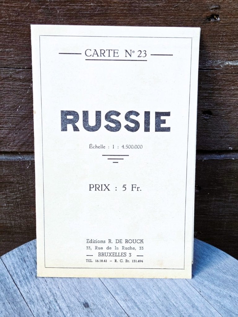 Landkaart Rusland., Ophalen of Verzenden