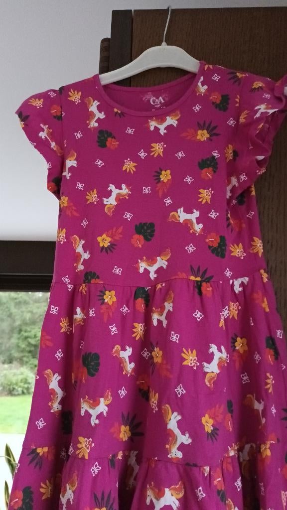 Robe - Spring - Taille 134, Enlèvement ou Envoi, Comme neuf, Fille, C&A