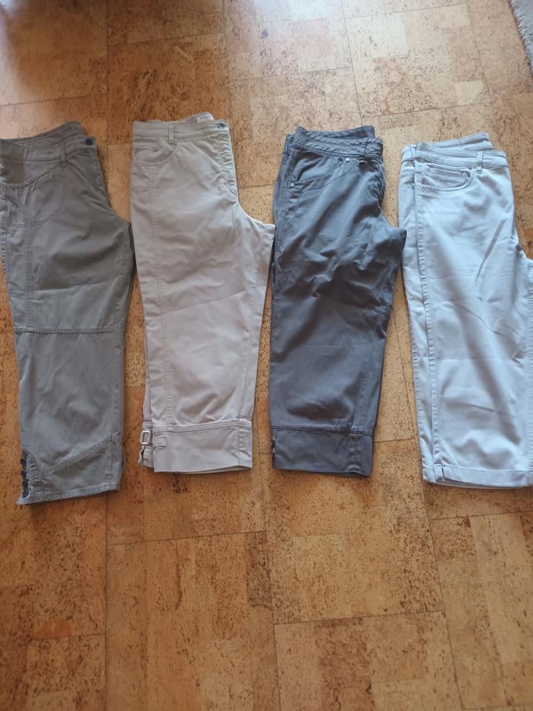 3 nouveaux pantalons d'été 7/8, Vêtements | Femmes, Enlèvement ou Envoi, Taille 42/44 (L)