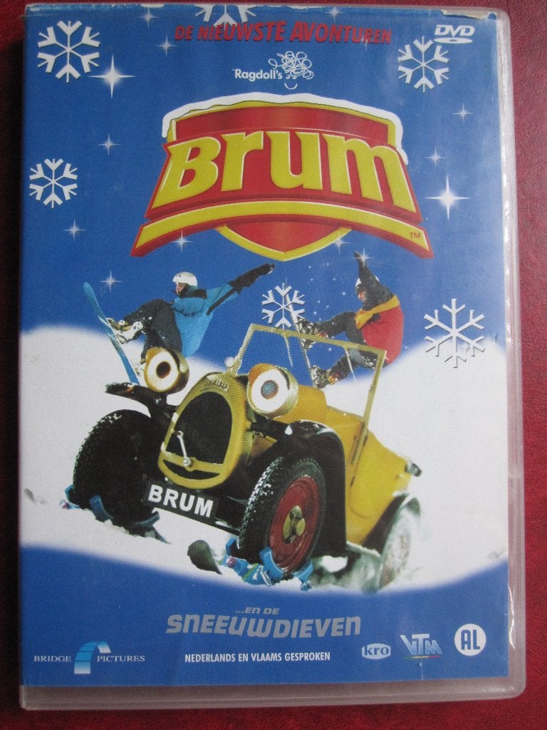 Brum en de Sneeuwdieven, Alle leeftijden, Poppen, Tv-serie, Zo goed als nieuw