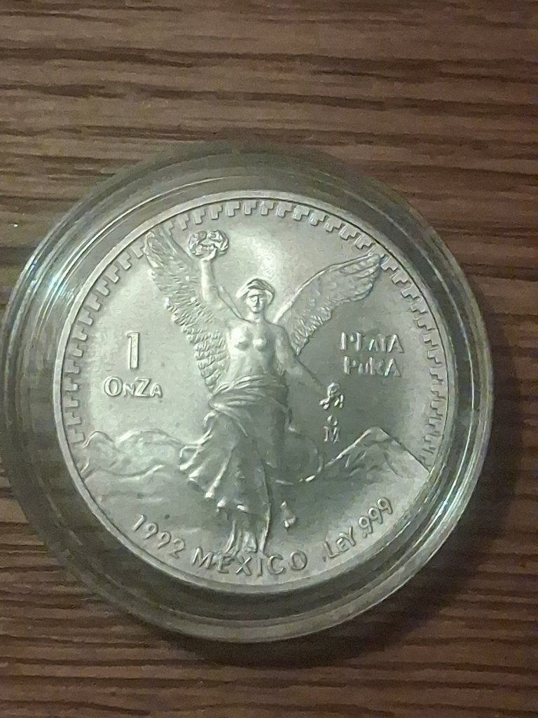 1 oz zilveren libertad 1992, Verzenden, Noord-Amerika, Losse munt, Zilver