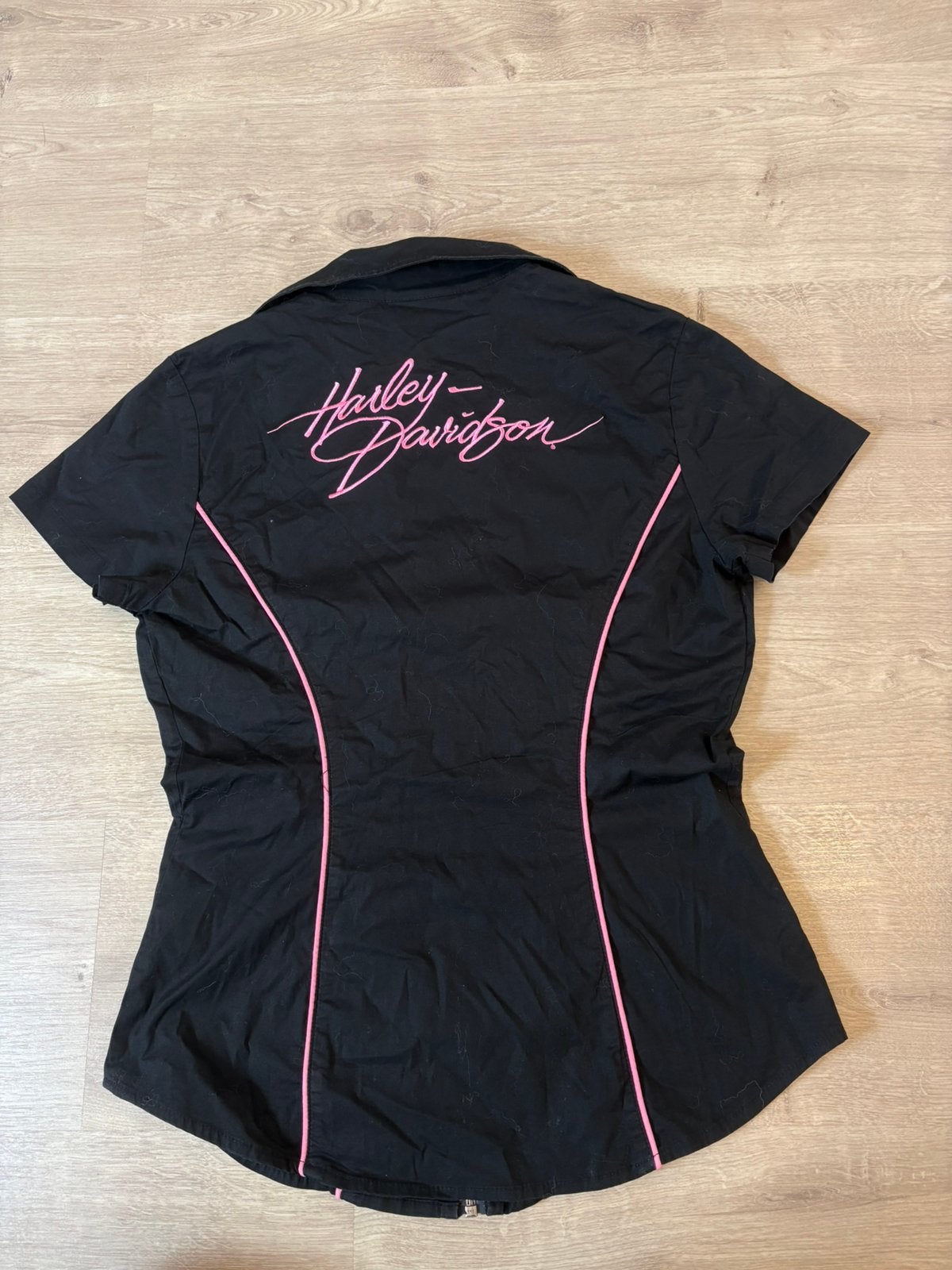 Chemise femme Harley Davidson XS noir rose, Enlèvement ou Envoi, Neuf