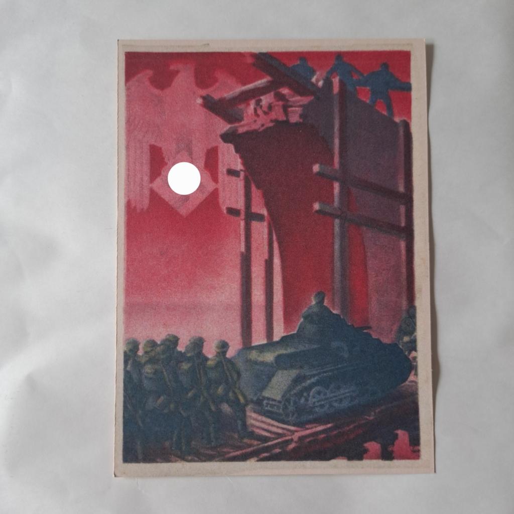 Historische Wehrmacht propagandakaart, Ophalen of Verzenden