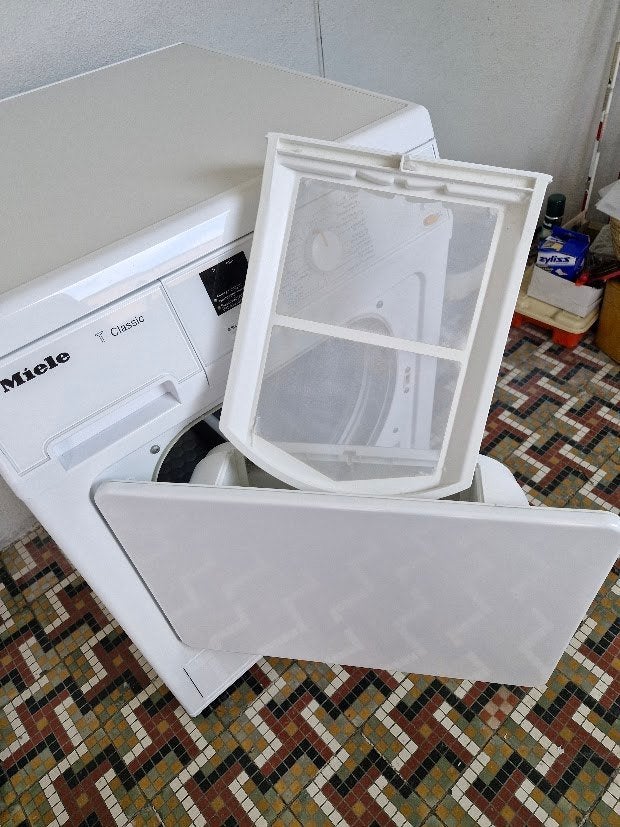 Miele condensdroger 7 kg — TDA 150 C, Electroménager, Sèche-linge, 6 à 8 kg, 85 à 90 cm, Comme neuf, Chargeur frontal