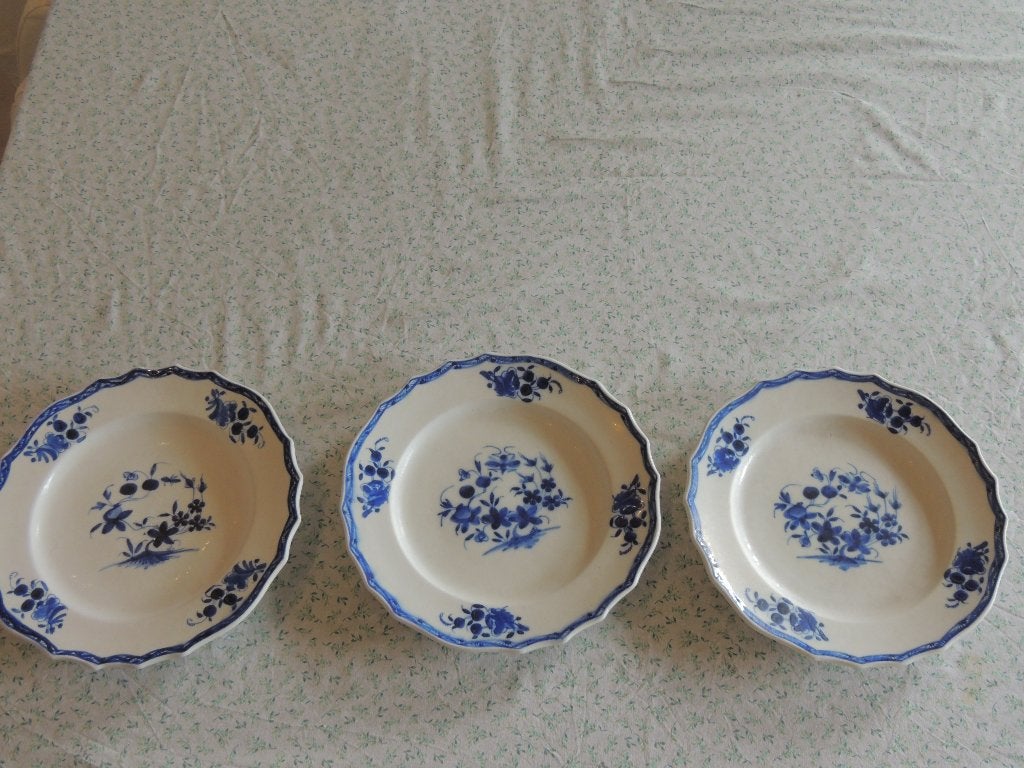 lot assiettes a dessert porcelaine de tournai, Antiek en Kunst, Ophalen of Verzenden