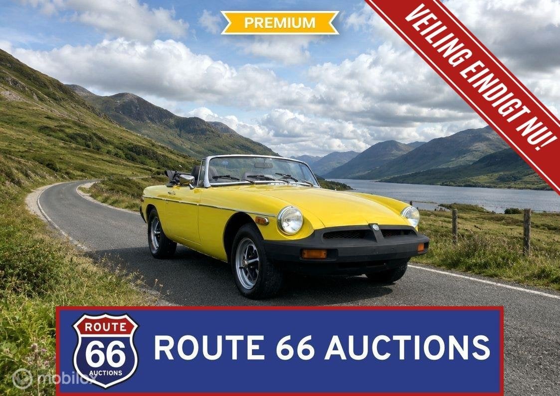 MG MGB Cabriolet | 1980 | Route 66 Auctions, Achat, Entreprise, Boîte manuelle, Autre carrosserie