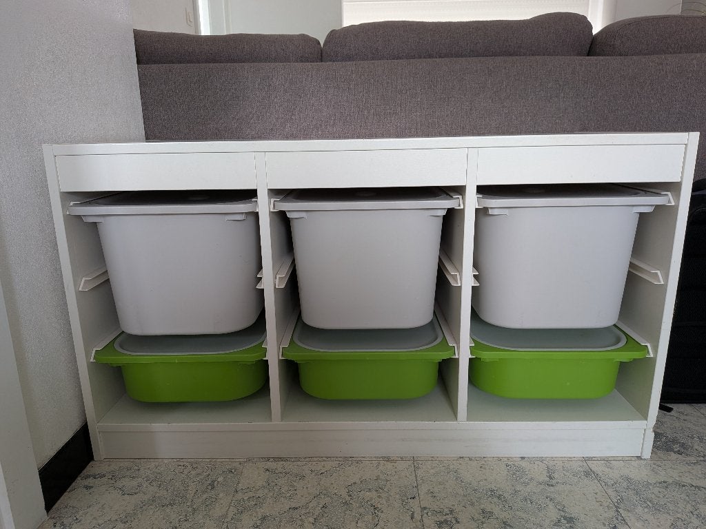 Trofast opbergsysteem Ikea, Ophalen, Gebruikt
