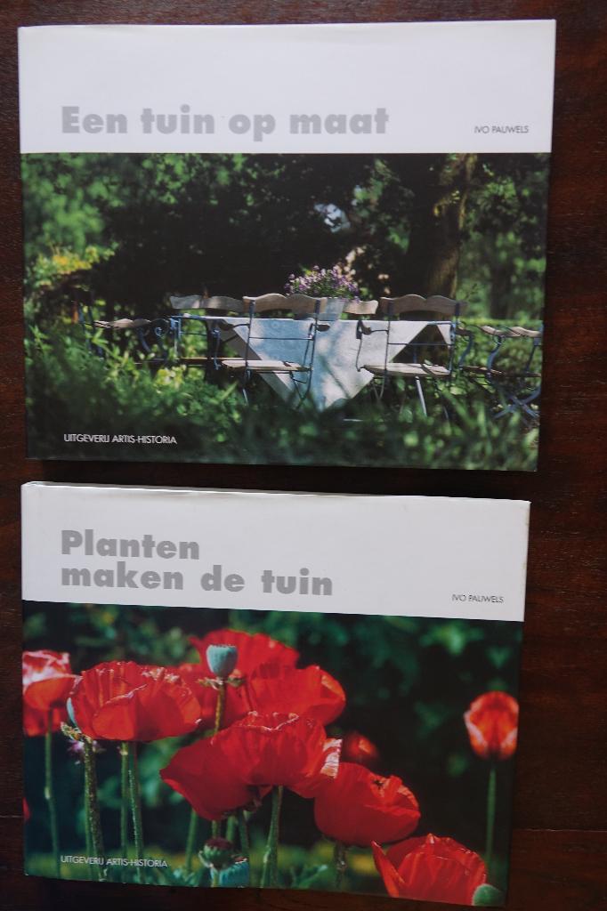 2 tuinboeken Ivo Pauwels Artis Historia, Ophalen of Verzenden, Zo goed als nieuw, Ivo Pauwels, Tuinontwerpen